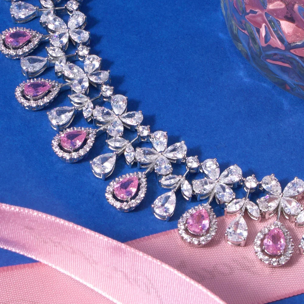 Colorful Zirconia Jewelry Set