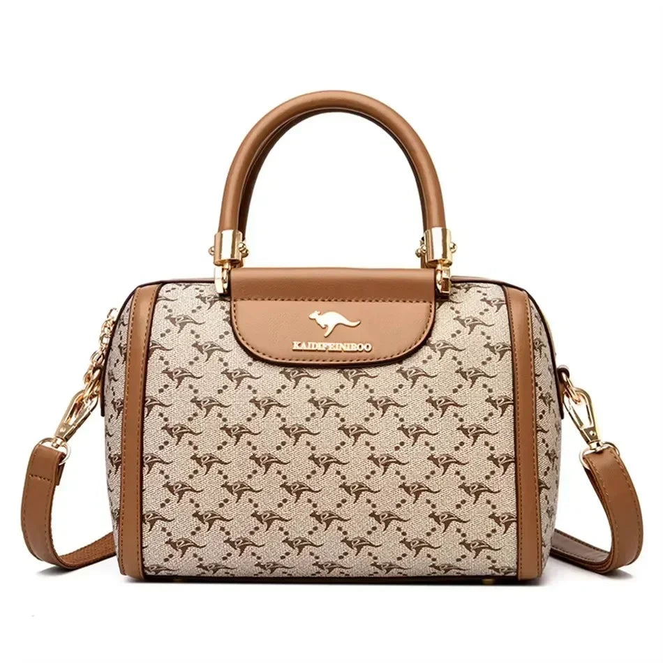 Large Capacity Leather Shoulder Bag