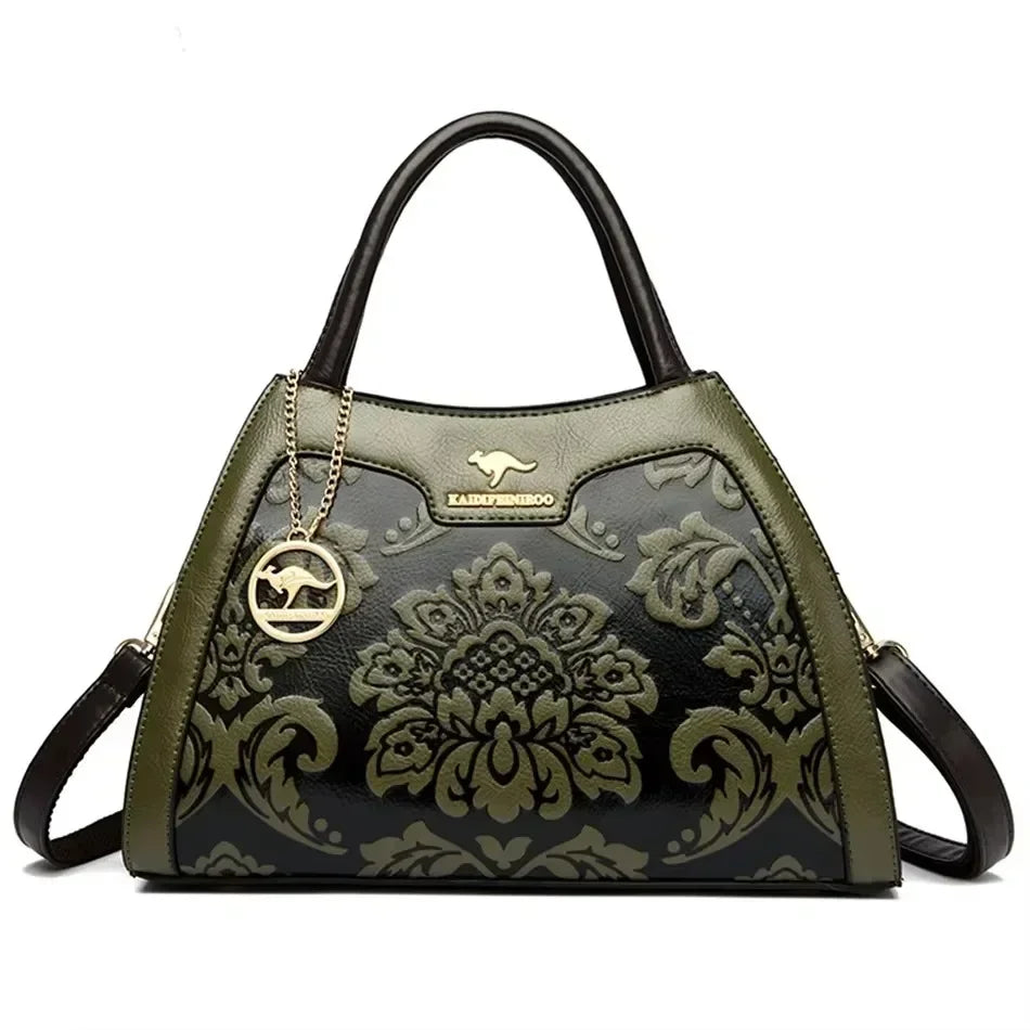 Large Capacity Leather Shoulder Bag
