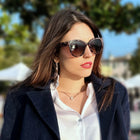 Oversized Cat Eye Sunglasses Women