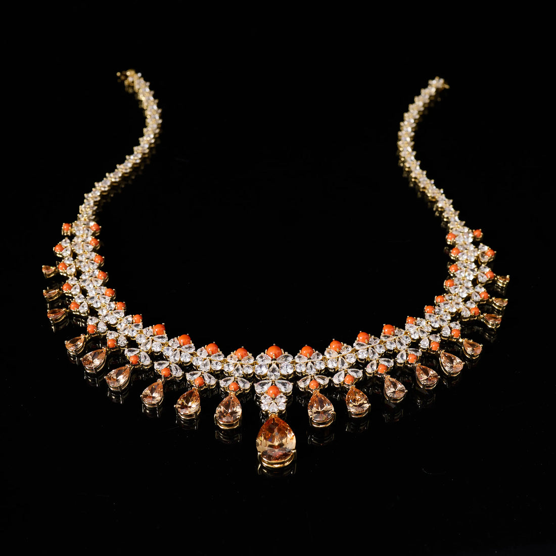 Turquoise Zircon Jewelry Set