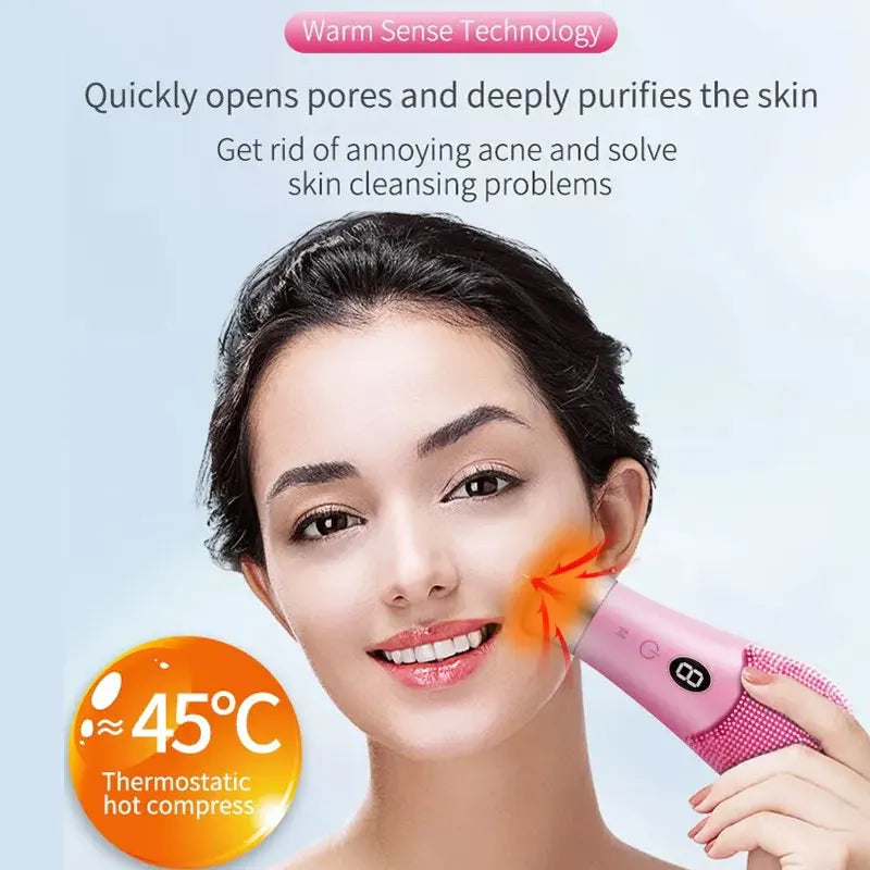 Electric Facial Cleansing Brush Tool