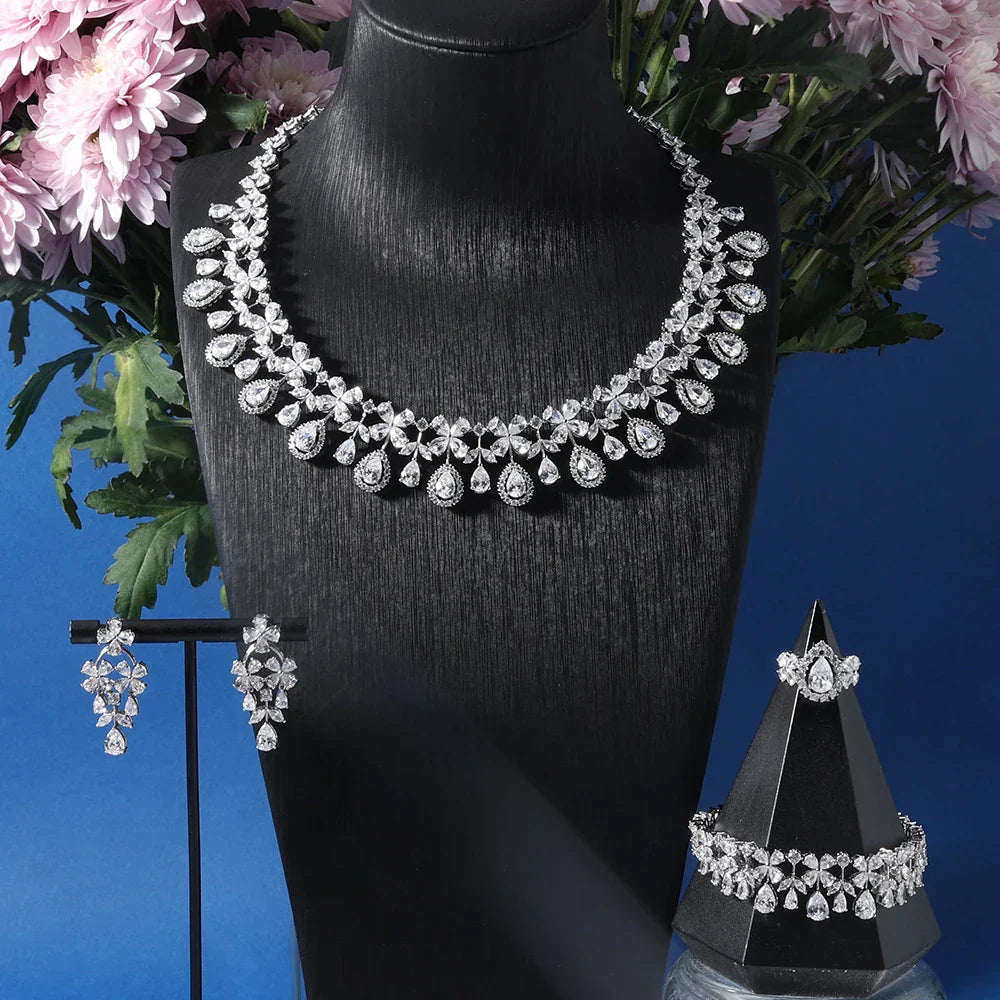 Colorful Zirconia Jewelry Set