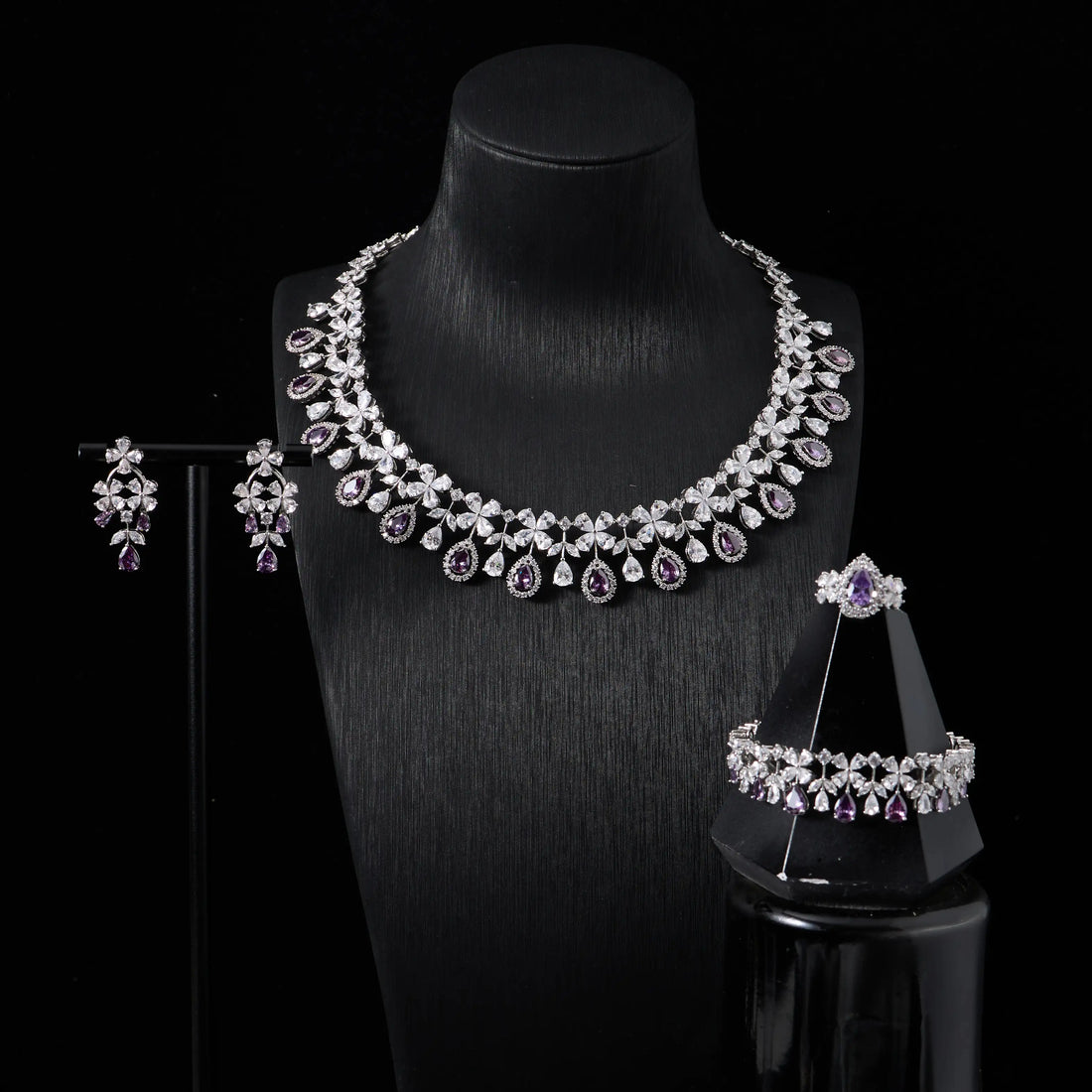 Colorful Zirconia Jewelry Set