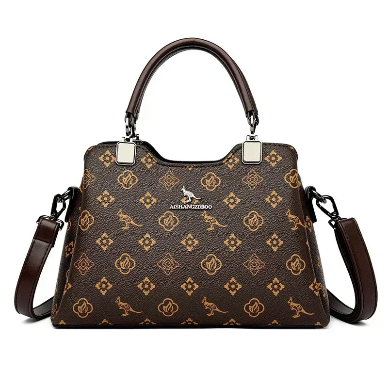 Large Capacity Leather Shoulder Bag