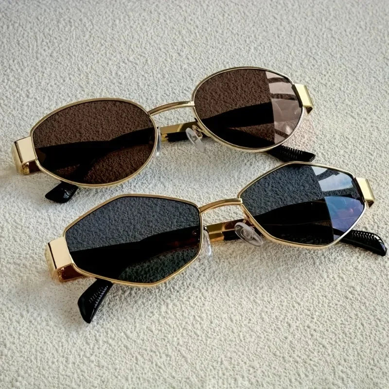 Metal Frame Fashion Sunglasses Set