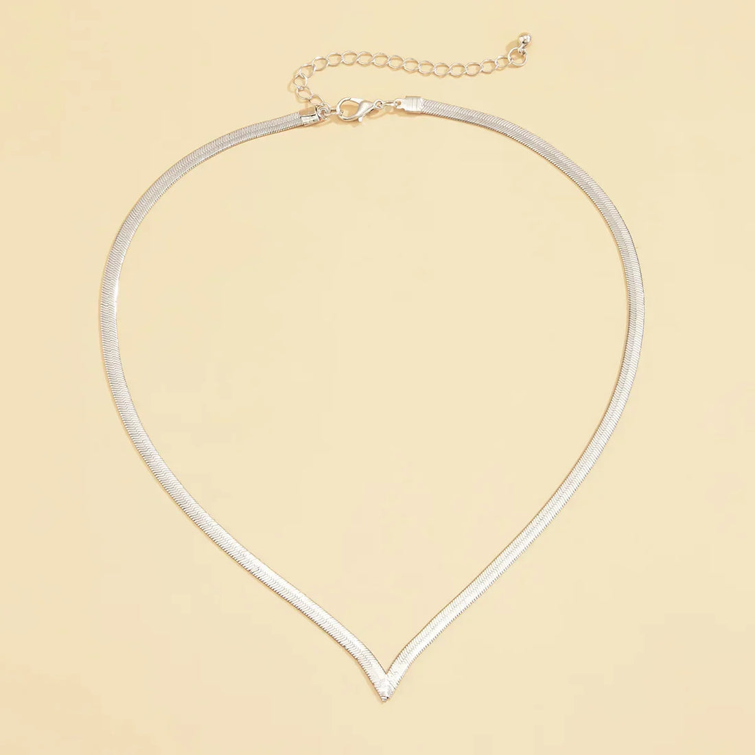 V Shape Chain Choker Necklace