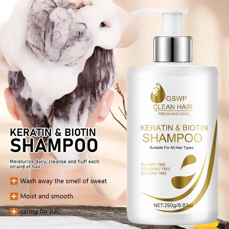 Keratin Biotin Shampoo Conditioner Set