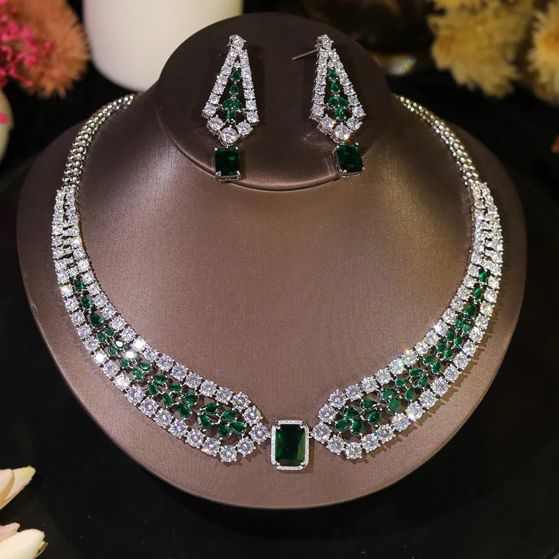 Crystal Wedding Jewelry Set