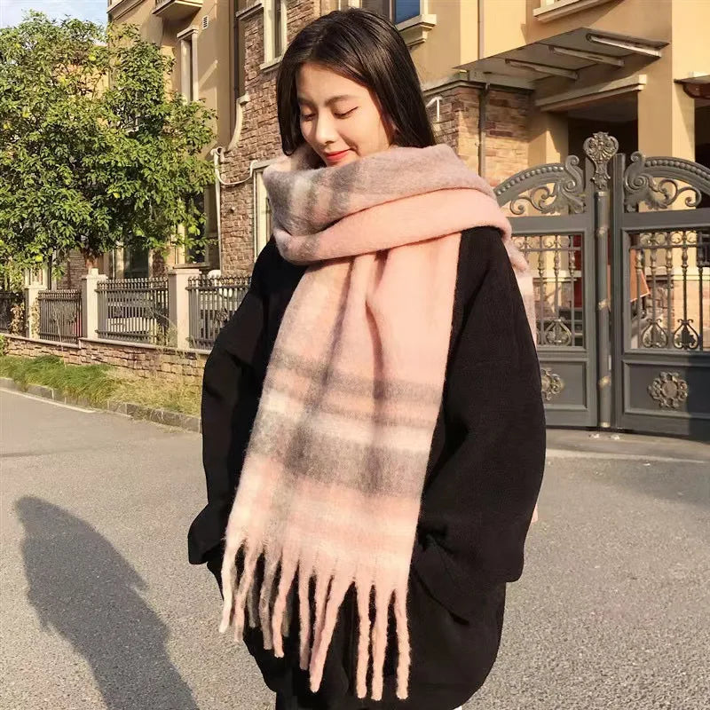 Warm Cashmere Winter Scarf Women