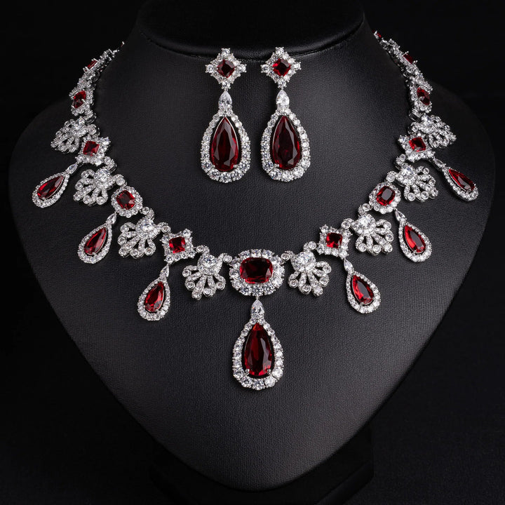 Water Drop Zircon Necklace