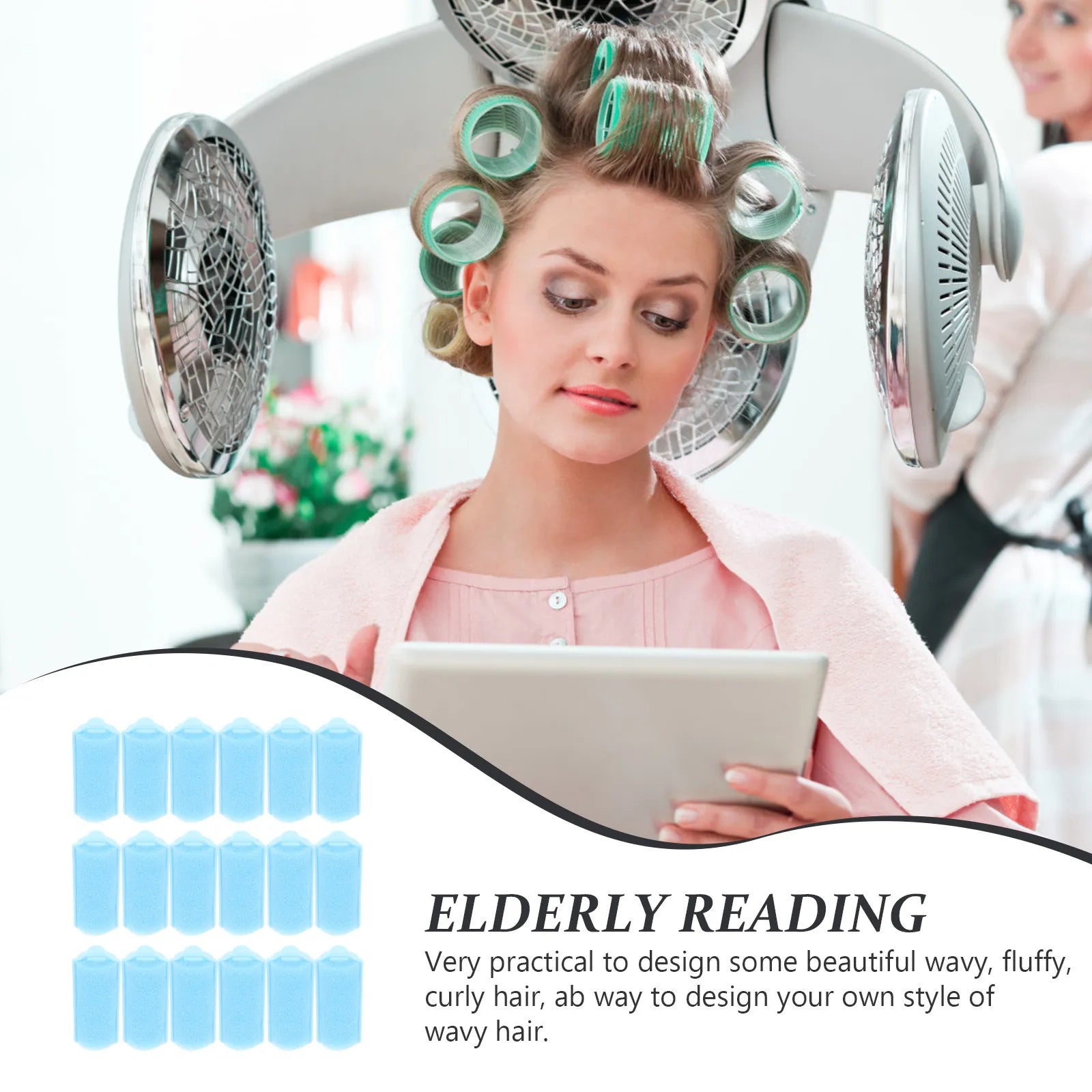 Sponge Heatless Hair Curlers Set