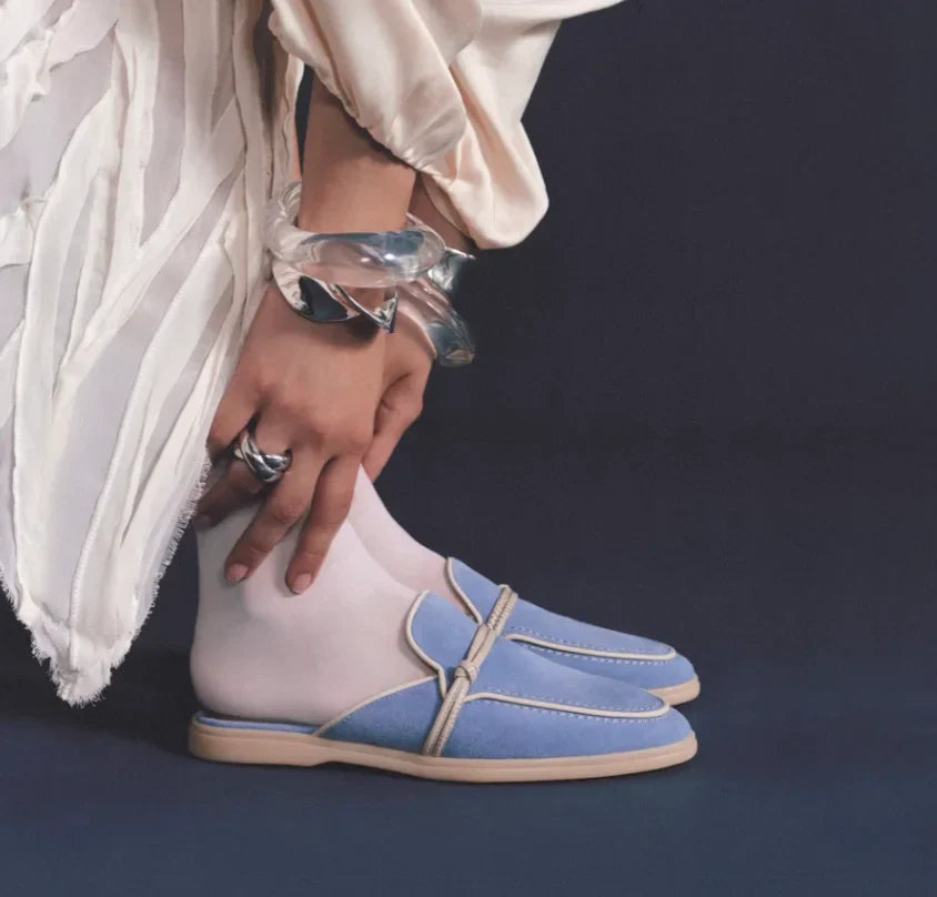 Tassel Suede Slip On Loafers
