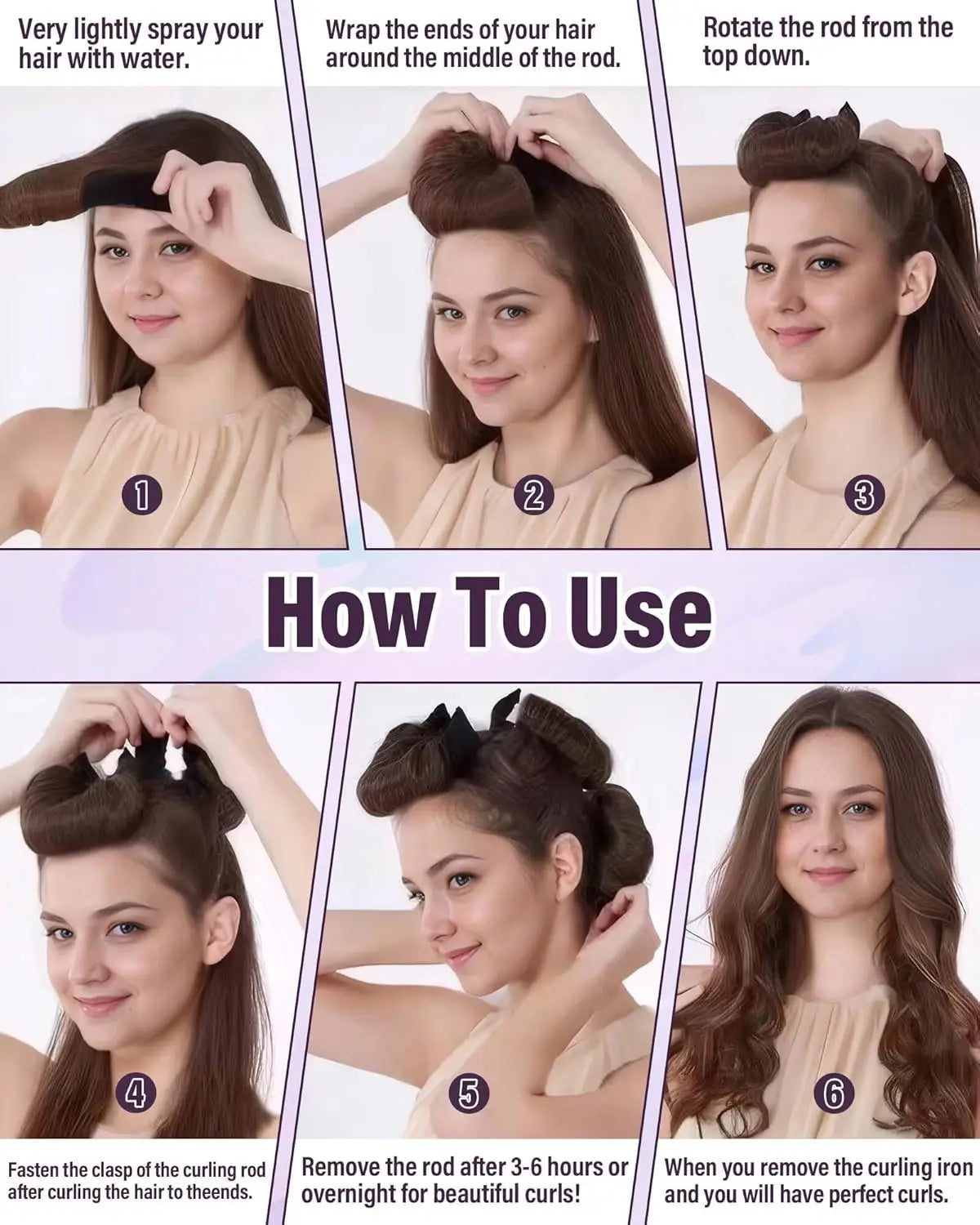 Heatless Overnight Hair Curling Set