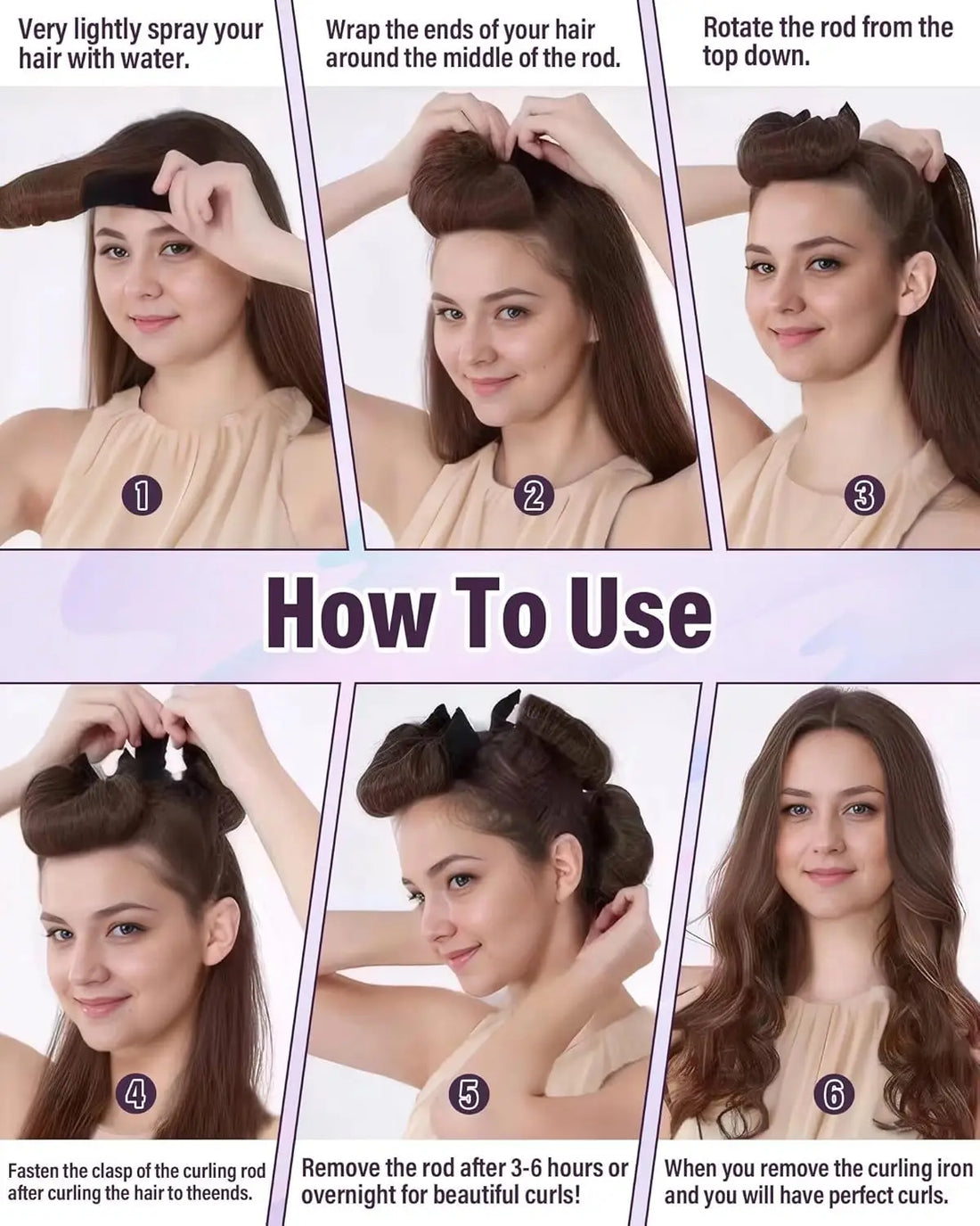 Heatless Overnight Hair Curling Set
