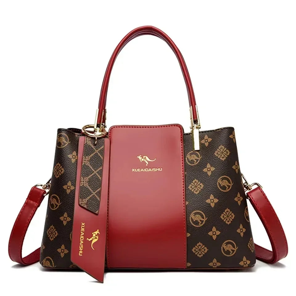 Large Capacity Leather Shoulder Bag