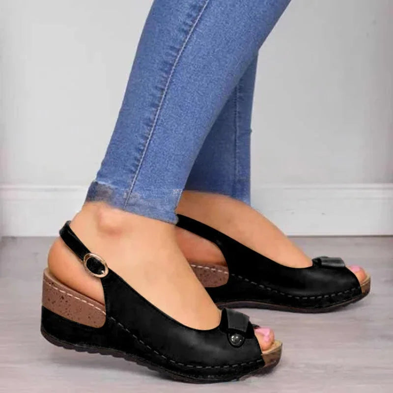 Platform Wedge Open Toe Sandals