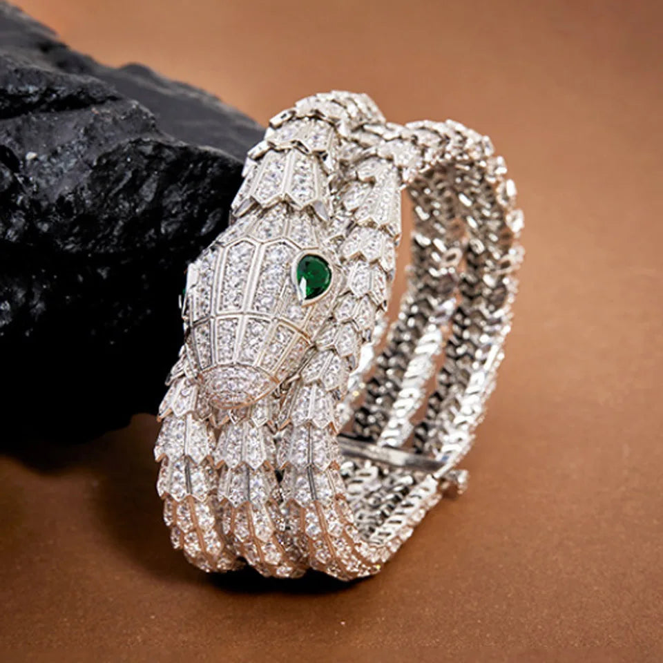 Snake Shape Zircon Jewelry Set