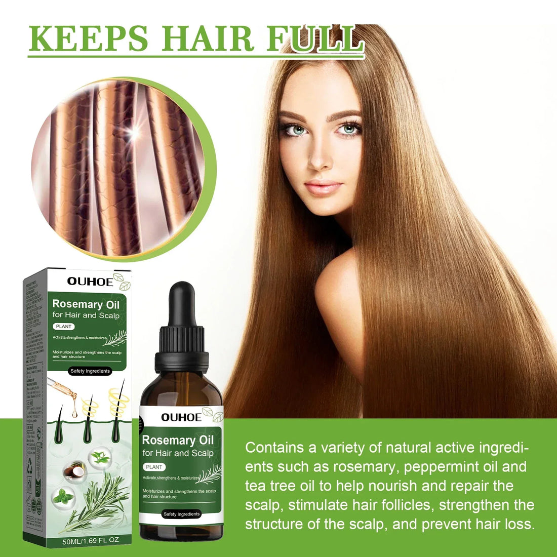 Rosemary Hair Growth Serum Oil