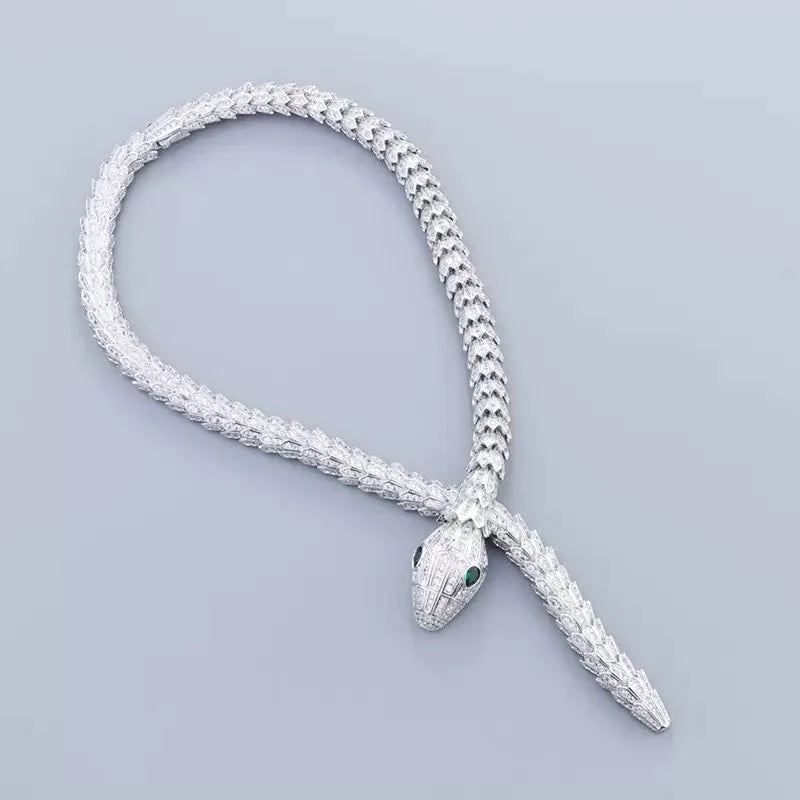 Snake Shape Zircon Jewelry Set