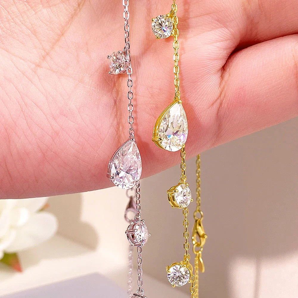 Moissanite Water Drop Necklace