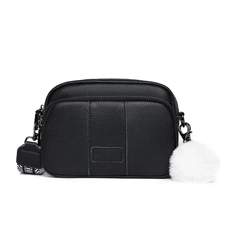 Genuine Leather Messenger Shoulder Bag