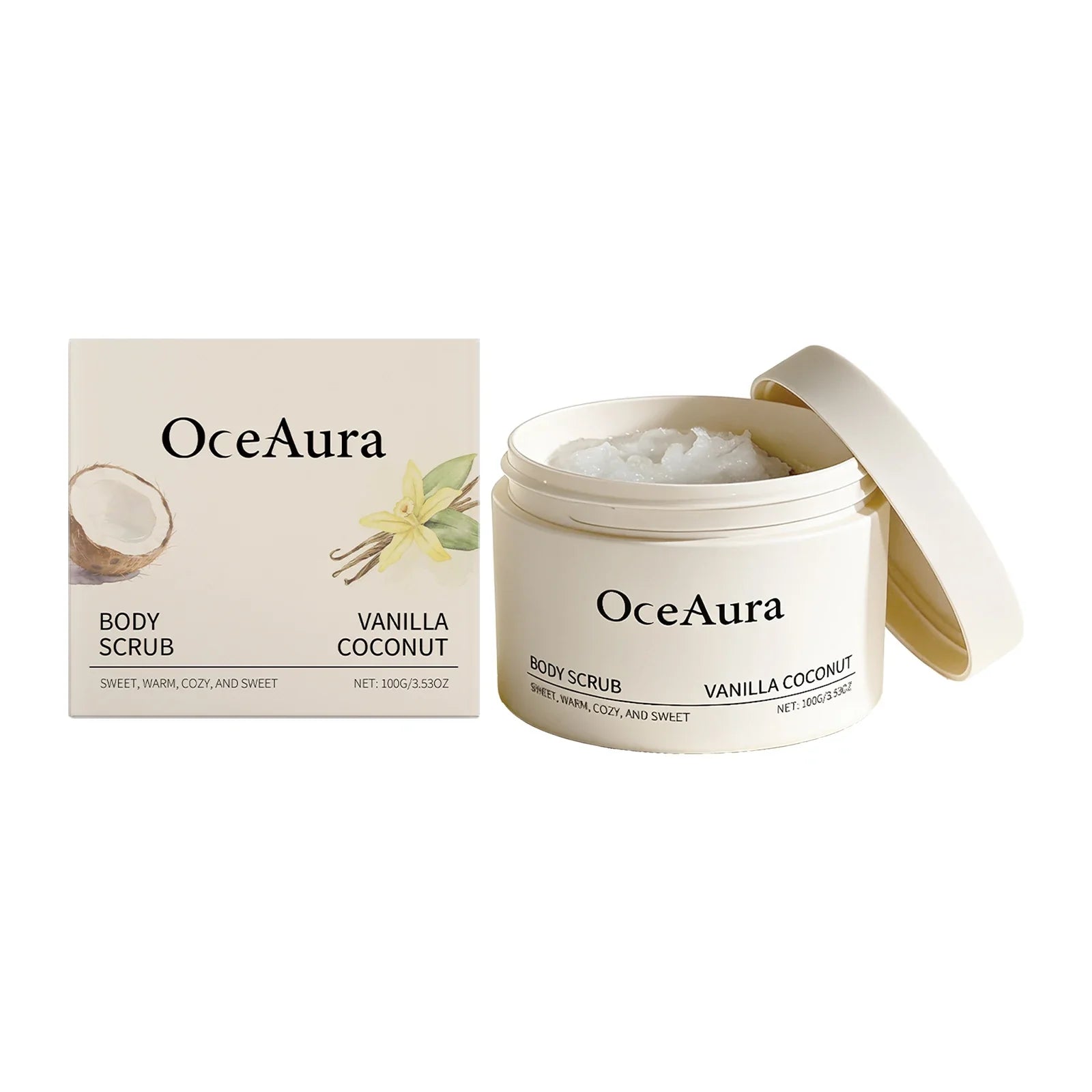 Coconut Vanilla Exfoliating Body Scrub