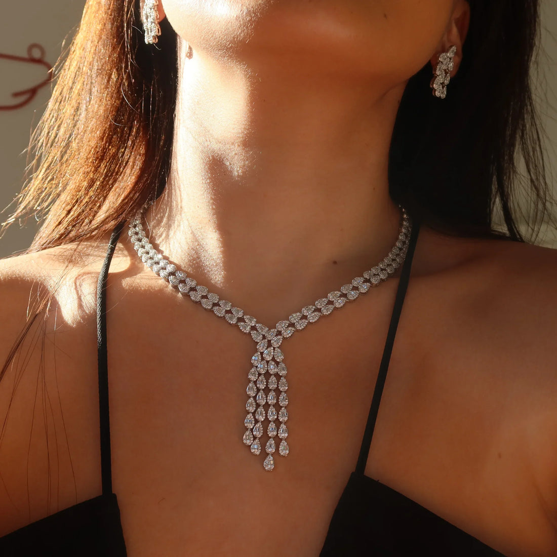 Water Drop Bridal Jewelry Set