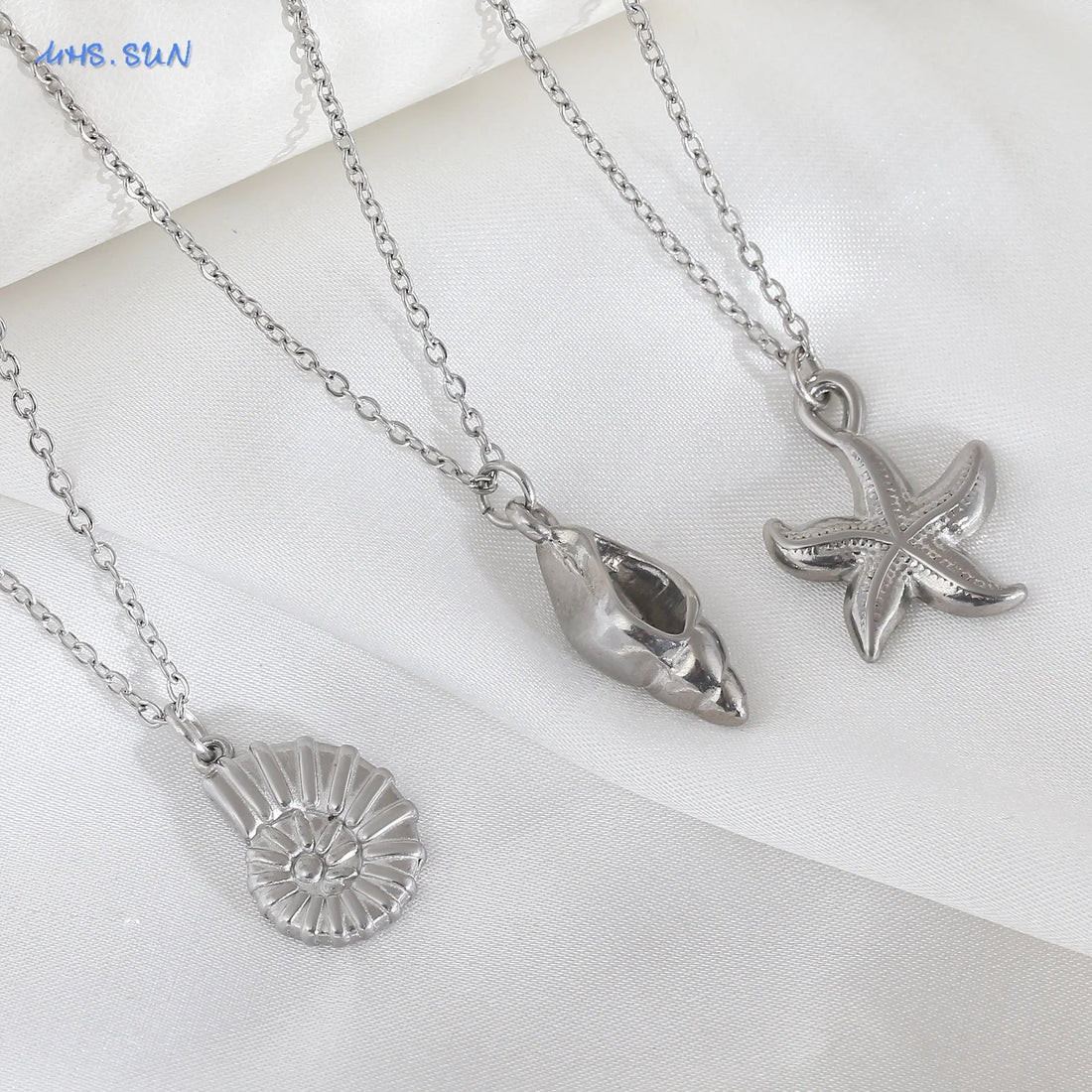 Starfish Shell Pendant Necklace